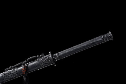 Handmade Top of all ghosts High Manganese Steel Chinese Sword With Double Slot