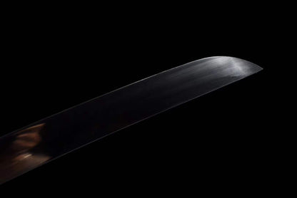 Handmade Undead Cut Katana Sword, Sekiro: Shadows Die Twice Japanese Samurai Sword, Black Manganese Steel Blades, Full Tang