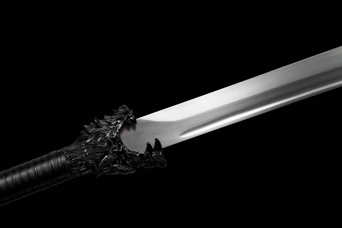 Handmade War Wolf Chinese Sword With High Manganese Steel