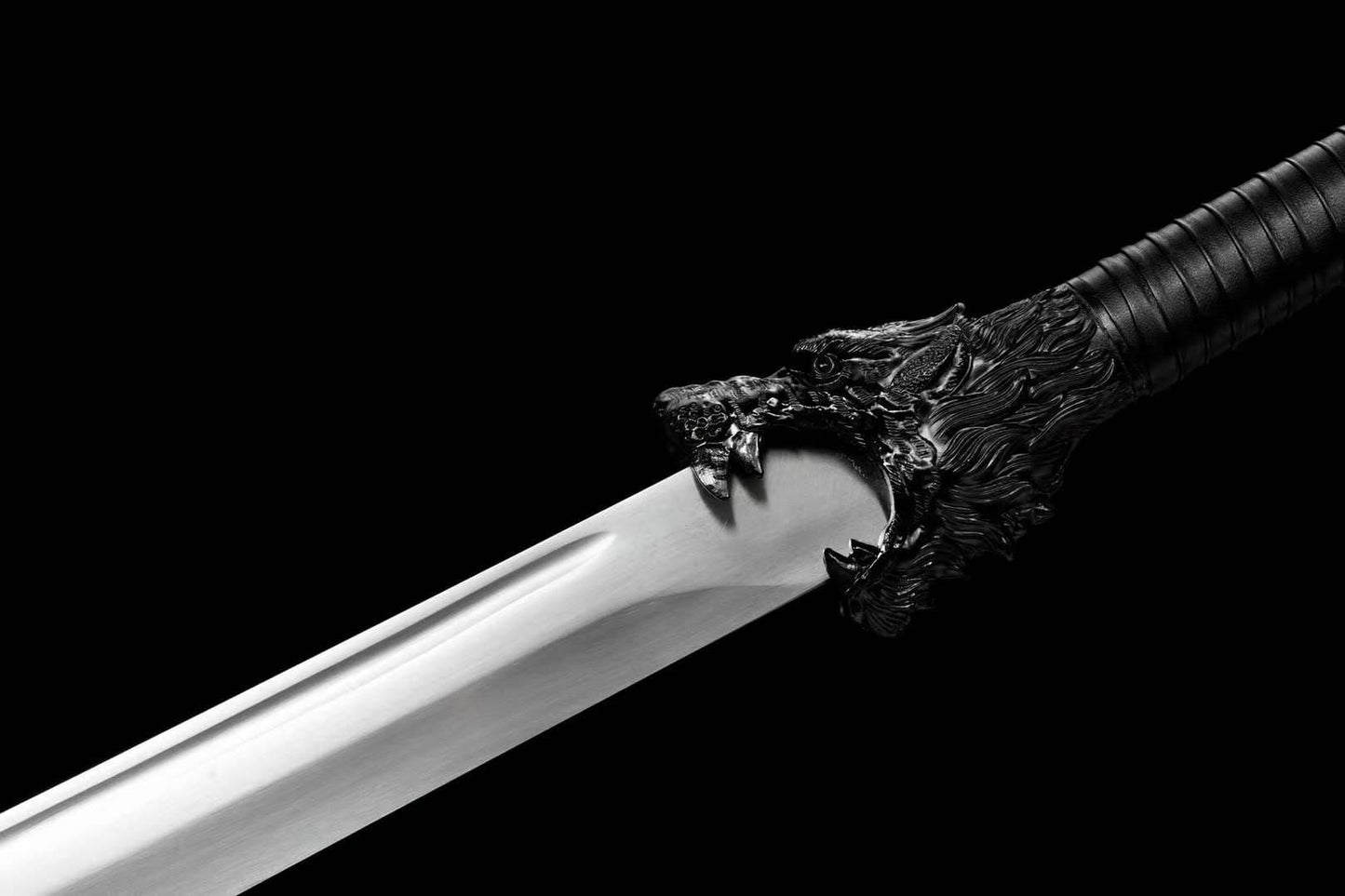 Handmade War Wolf Chinese Sword With High Manganese Steel