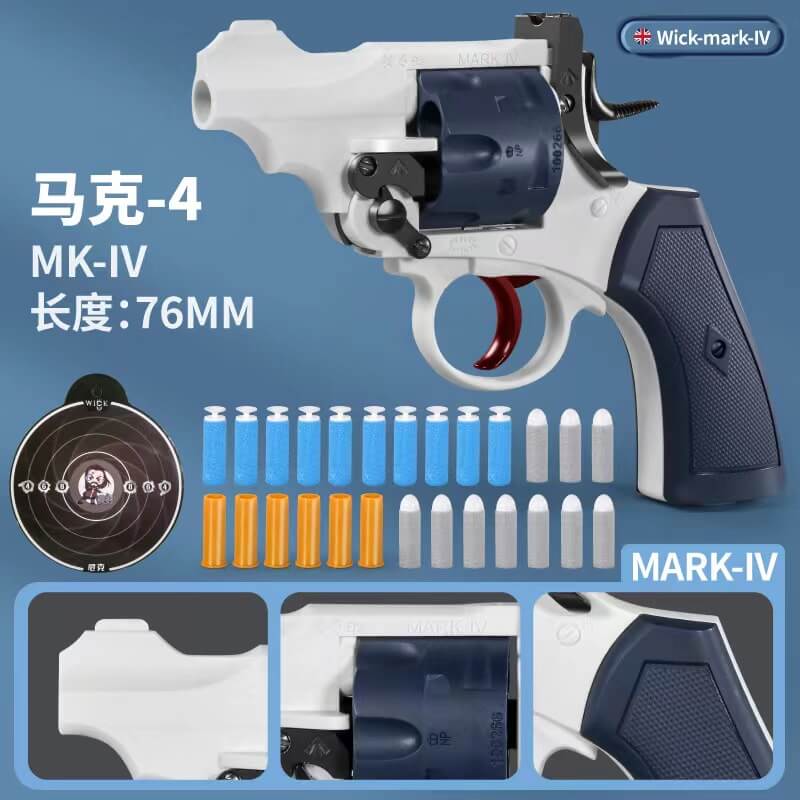 Webley Mk Shell Ejecting Soft Bullet Gun/Gel Blaster
