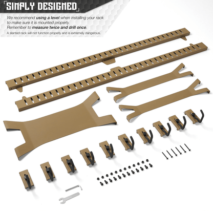 Horizontal Wall Rack