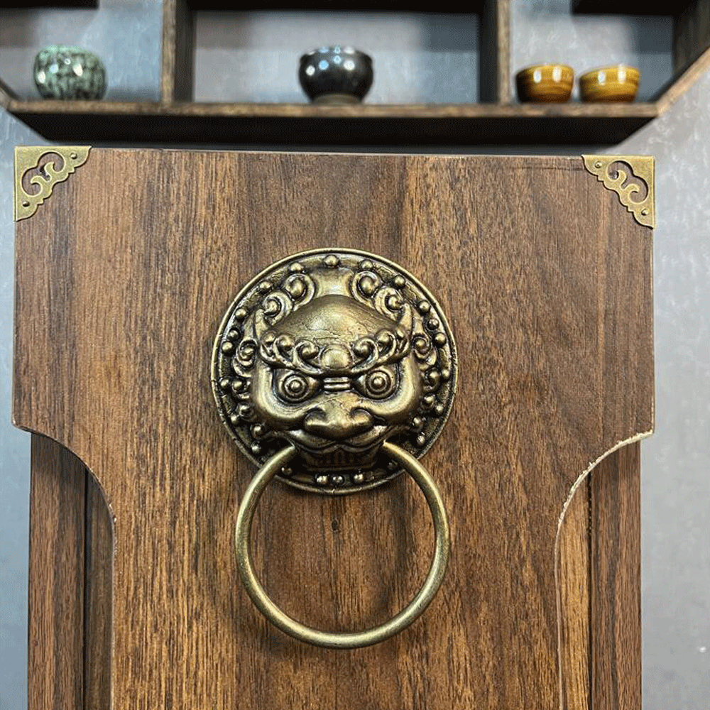 Wooden self-ejecting sword Box